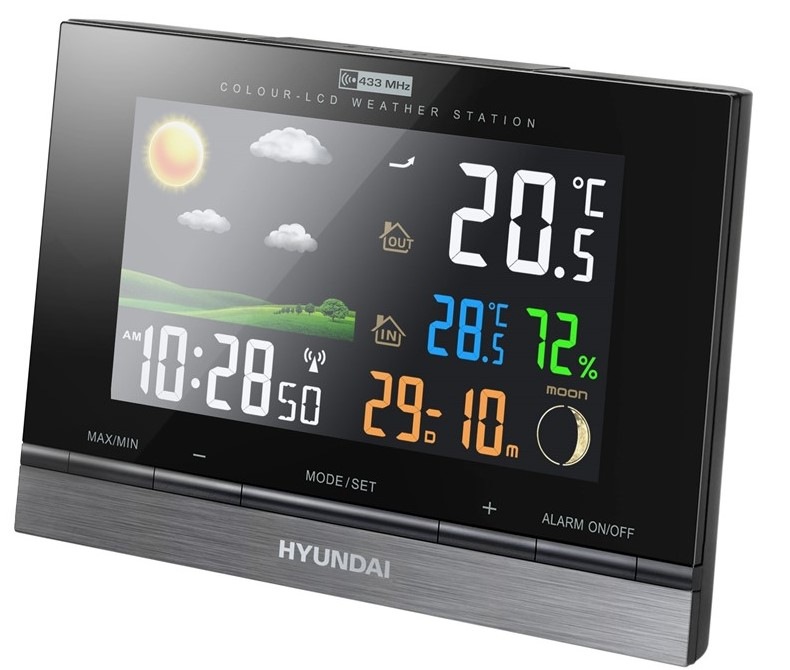 Meteorologická stanice Hyundai WS 2303 černá