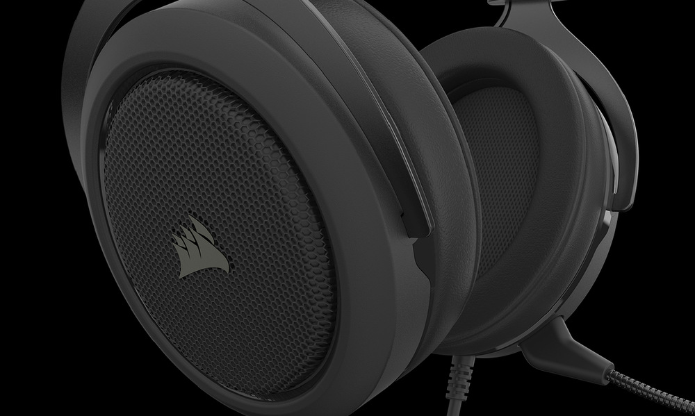 Headset Corsair HS50 Pro černý/modrý Headset Corsair HS50 Pro černý/modrý