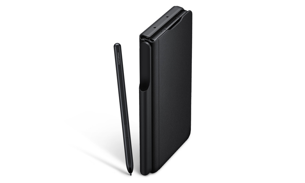 Pouzdro na mobil flipové Samsung Flip Cover Galaxy Z Fold3 s perem černé
