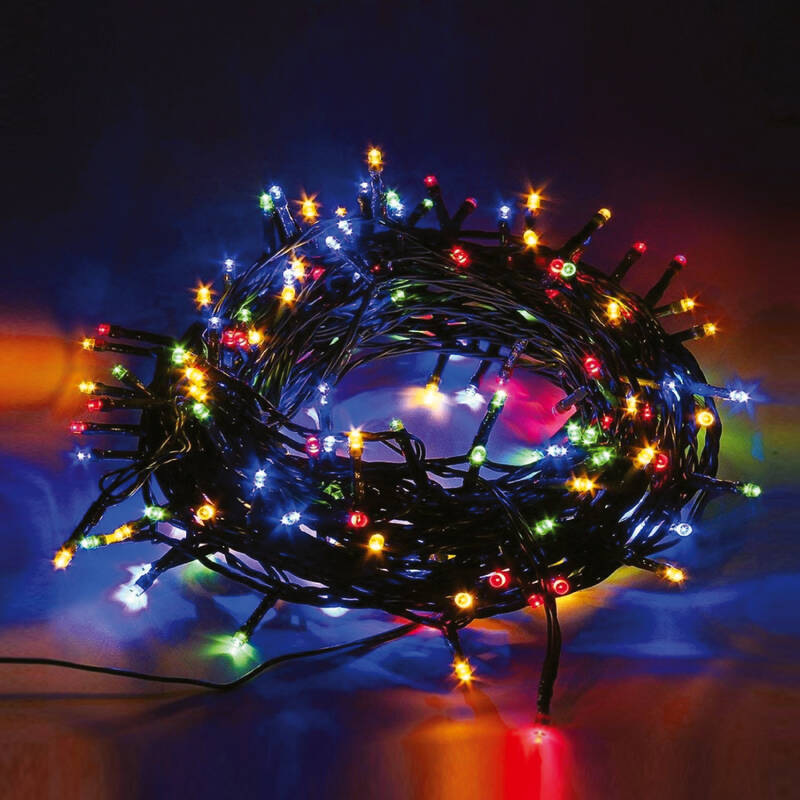 Vánoční osvětlení ColorWay vnitřní, 200 LED, USB, 20m, vícebarevné