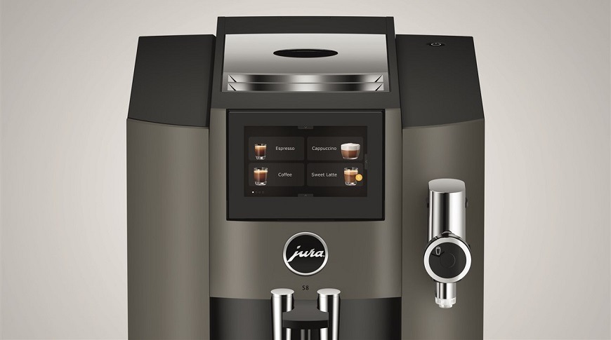 Automatický kávovar Jura S8 Dark Inox šedý Automatický kávovar Jura S8 Dark Inox šedý