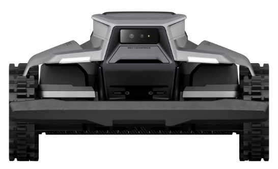 Přední pohled na Segway Navimow X450E s kamerou VisionFence