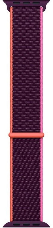 Řemínek Apple Watch 44mm švestkový provlékací sportovní Apple Watch řemínek 40 mm švestková