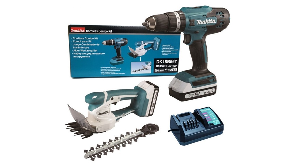 Aku vrtačka Makita DK18B56Y (HP488D002 + UM110DWYX, s baterií)