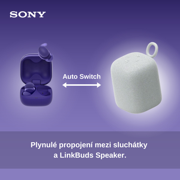 Sluchátka Sony LinkBuds Fit Auto Switch