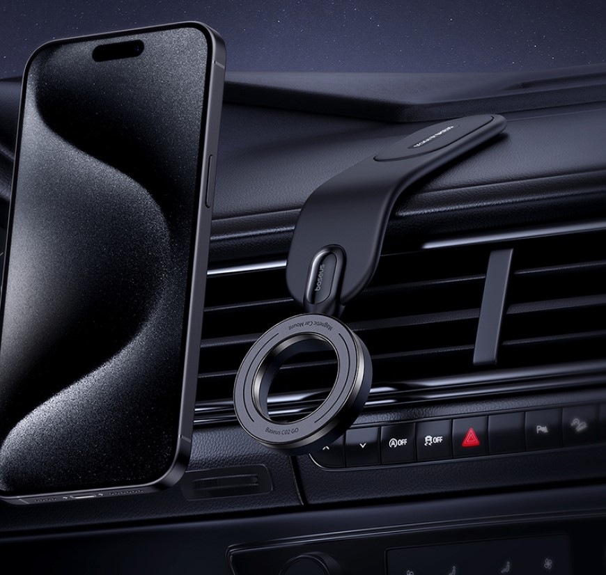 Držák na mobil Baseus C02 Go černý Držák na mobil Baseus C02 Go - černý
