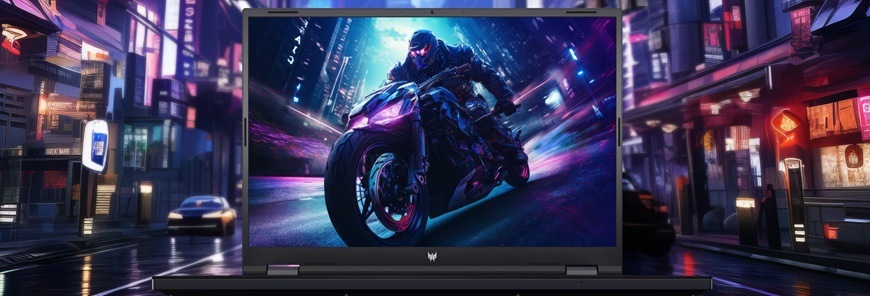 Notebook Acer Predator Helios Neo 18 AI (PHN18-72-94LX) černý Acer Predator Helios Neo 18 AI má nádherný 18" displej s 240 Hz