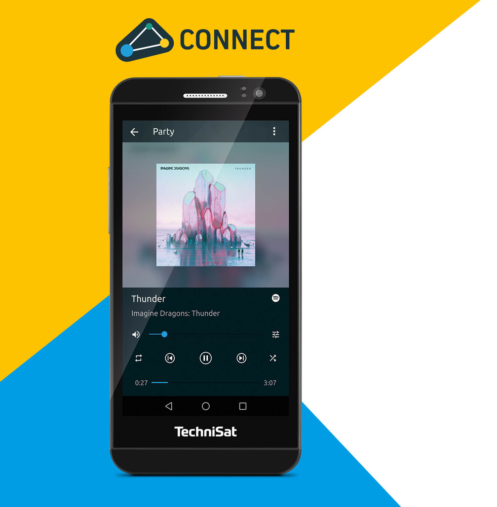 Internetové rádio s DAB+ TechniSat DIGITRADIO 574 IR, stříbrné