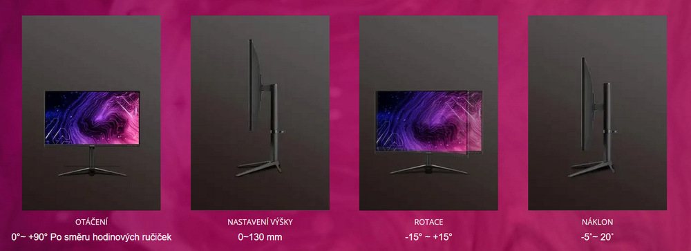 Herní monitor ViewSonic OMNI VX2428J černý