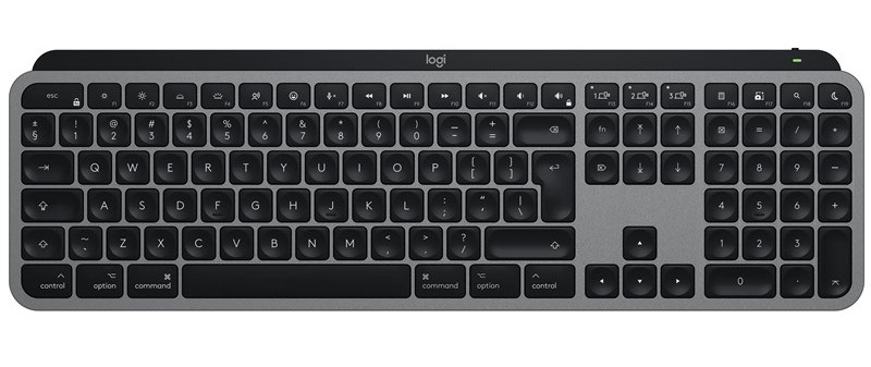 Klávesnice Logitech MX Keys S pro MacBook, US INT'L layout šedá