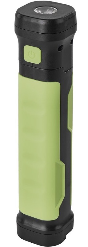 Svítilna EMOS COB LED nabíjecí, 450 lm, 2000 mAh černá/zelená