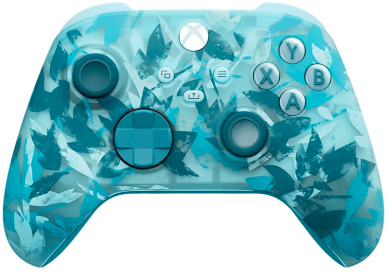 Bezdrátový ovladač Microsoft Xbox Series - Ice Breaker Special Edition - modrý/zelený