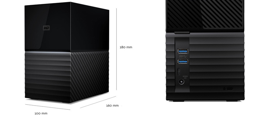 Externí pevný disk 3,5" Western Digital My Book Duo 16TB černý Externí pevný disk 3,5" Western Digital My Book Duo 16TB černý