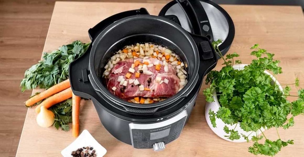 Multifunkční tlakový hrnec Concept CK8000 COOKERY 11 v 1 černý