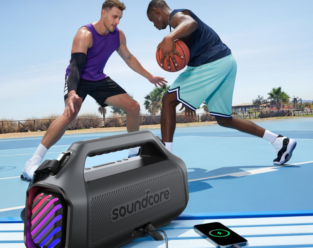 Přenosný reproduktor Anker Soundcore Boom 2 PLUS modrý Přenosný reproduktor Anker Soundcore Boom 2 PLUS modrý