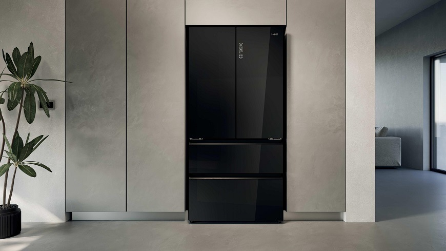 Americká lednice Haier HFR79F19DFGB černá