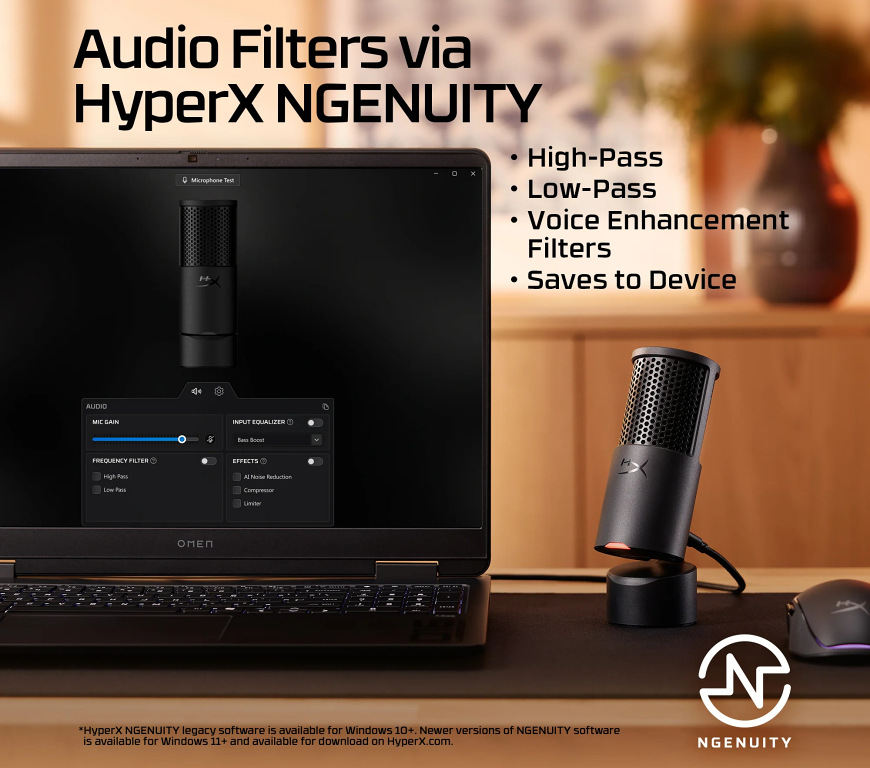 Mikrofon HyperX SoloCast 2 černý
