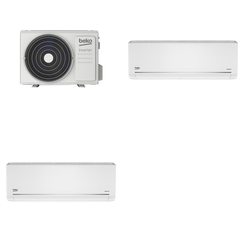 Set BEKO splitová klimatizace BGMPO 141 + 2× BBGMPI 095, bílá barva