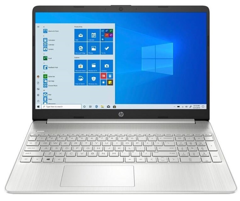 Notebook HP 15s-eq2609nc stříbrný