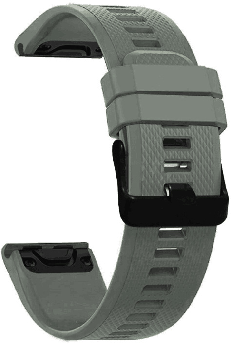 Řemínek RhinoTech pro Garmin QuickFit sportovní silikonový 22mm šedý