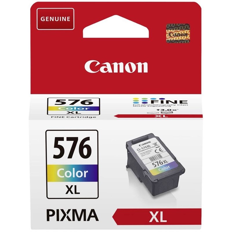 Inkoustová náplň Canon CL-576XL, 300 stran, multipack, CMYK