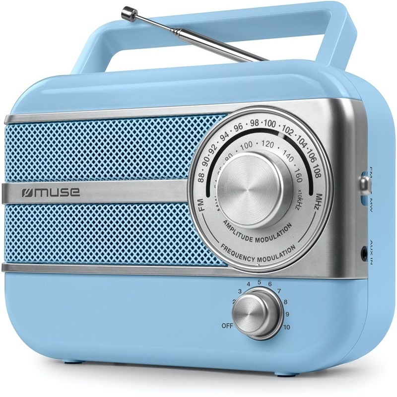 Radiopřijímač MUSE M-056 modrý