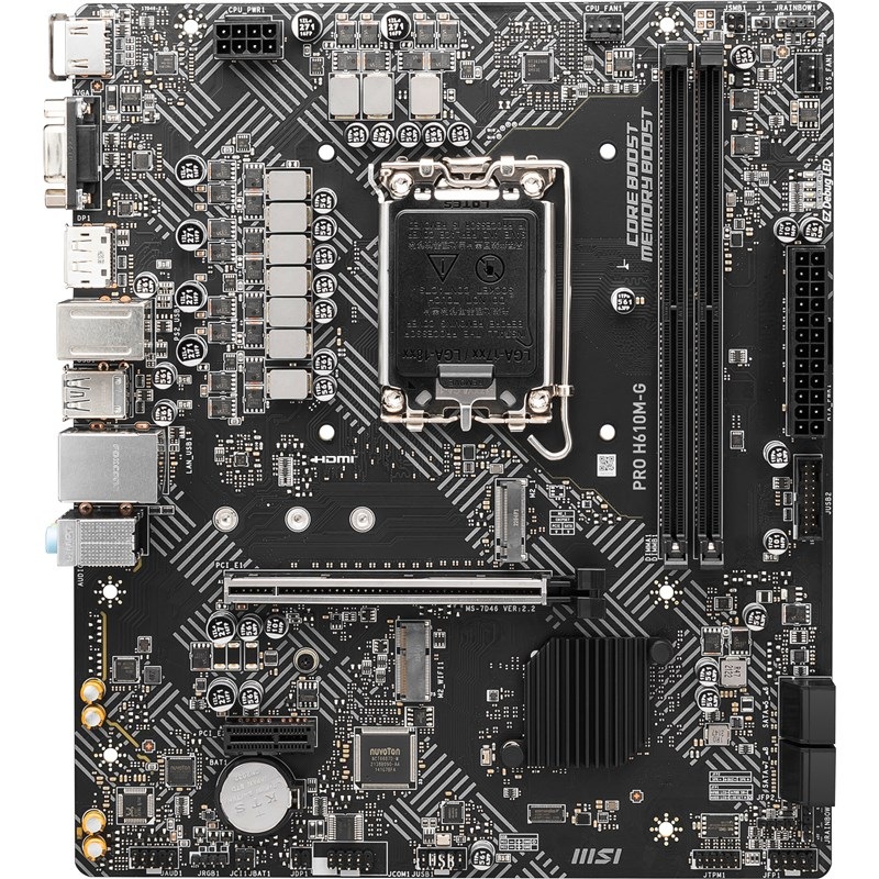 MB MSI PRO H610M-G Intel 1700, mATX