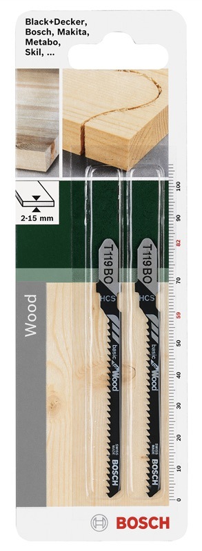 Pilový list Bosch pro přímočaré pily, 2 ks