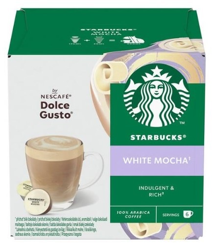 Kapsle pro espressa Starbucks Dolce Gusto® White Mocha (12 ks)