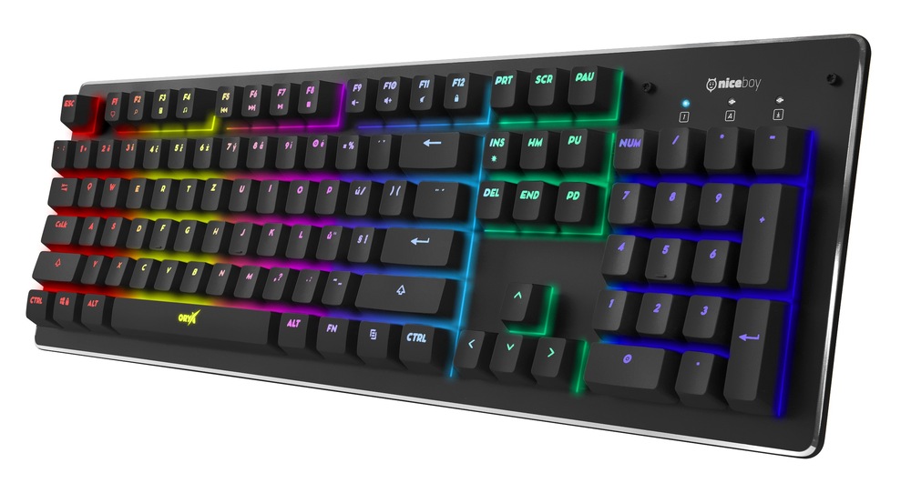 Klávesnice Niceboy ORYX K400 černá