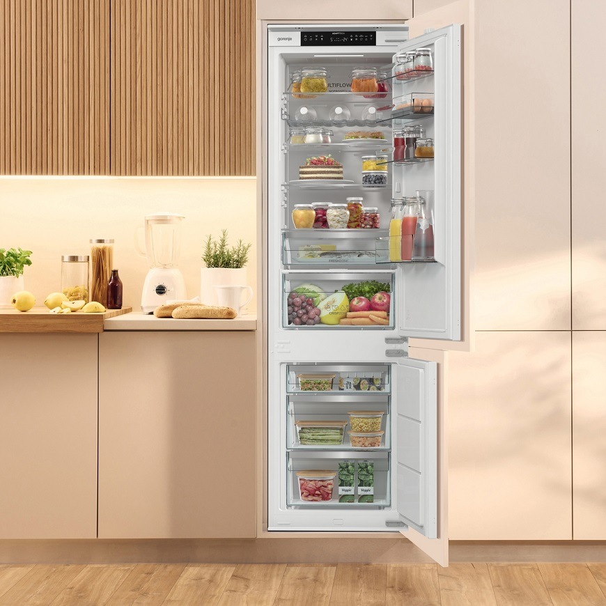 Chladnička s mrazničkou Gorenje G600 NRKI519D61WF bílá Chladnička s mrazničkou Gorenje G600 NRKI519D61WF bílá