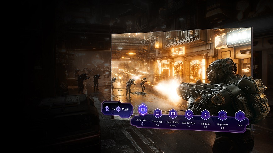 Hisense TV 65U7QPRO, Game Bar
