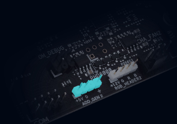 Základní deska Asus PRIME B550M-A Asus PRIME B550M-A podporuje také osvětlení Aura Sync