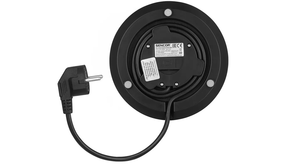 Rychlovarná konvice Sencor SWK 1595BK, 1,5 l sklo Chytré schování kabelu