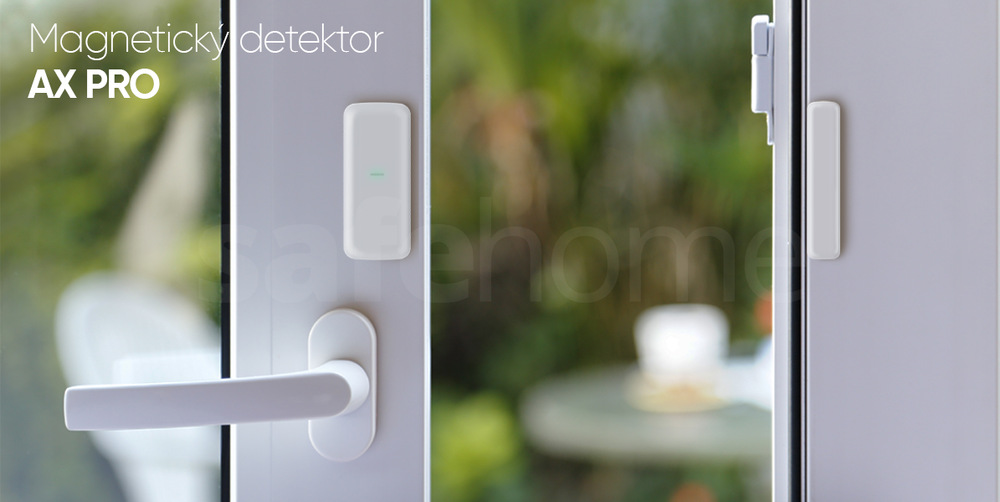 Senzor Hikvision AX PRO magnetický detektor detekující otevření oken, nebo dveří Senzor Hikvision AX PRO magnetický detektor detekující otevření oken, nebo dveří
