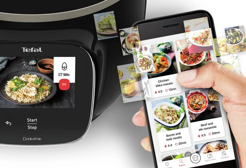 Multifunkční tlakový hrnec Tefal Cook4me Touch WiFi CY912831 Tefal Cook4me Touch Wi-Fi CY912831