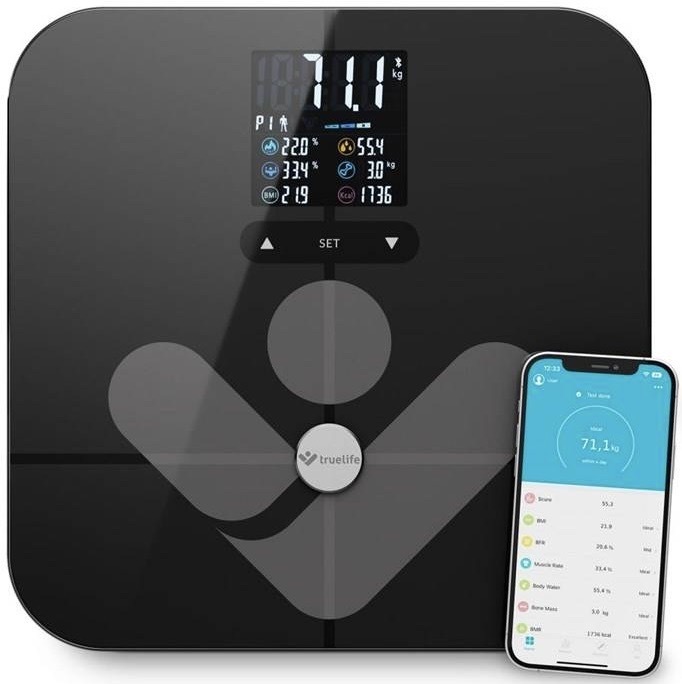 Osobní váha TrueLife FitScale W7 BT Black
