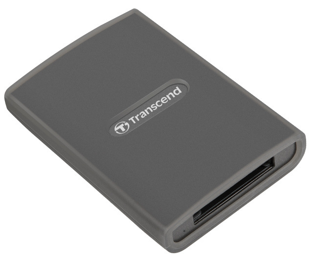 Čtečka paměťových karet Transcend RDE2, USB-A, USB-C/CFexpress typ B šedá
