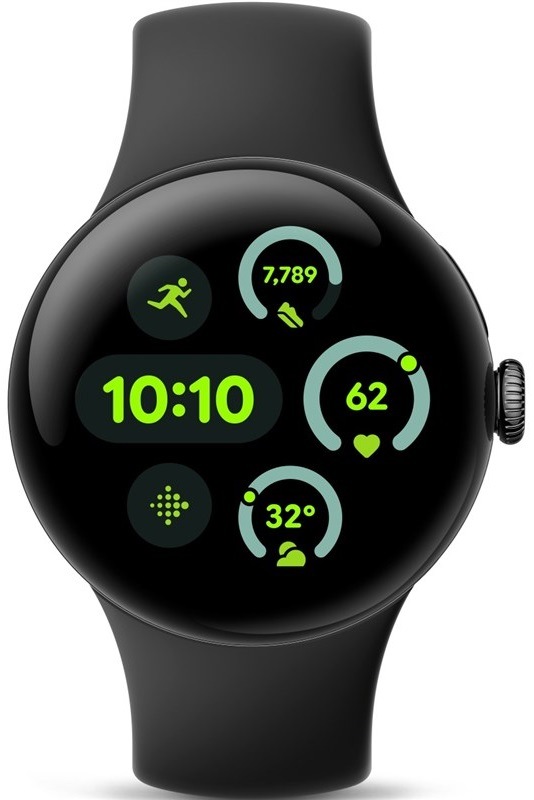 Chytré hodinky Google Pixel Watch 3 45mm - Obsidian