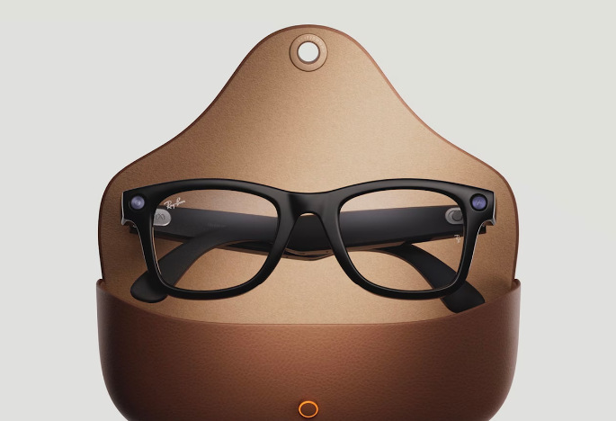 Chytré brýle Meta Ray-Ban Wayfarer - Matte, Polarized Gradient Graphite černé