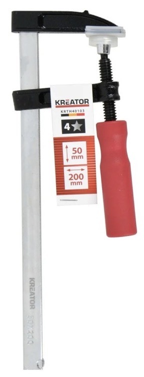 Svorka Kreator s rozpětím 200 mm, pevný tlak až 100 kg