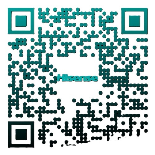 Televize Hisense 50E7Q Pro QR kód pro zobrazení 3D modelu