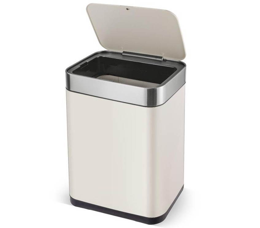 Bezdotykový odpadkový koš Lamart SENSOR LT8126, 60 l krémový Bezdotykový odpadkový koš Lamart s využitím pohybového senzoru