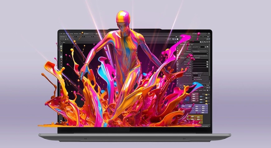 Notebook Lenovo Yoga Pro 7 15IPH11 šedý Užijte si špičkový 15,3palcový OLED displej s jasem 500 nitů