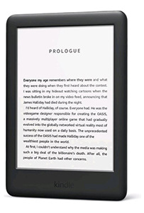 Amazon Kindle Touch 2020 s reklamou - černá