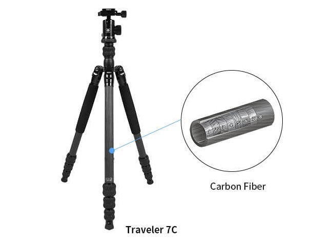 Stativ Sirui Traveler 7C Carbon Stativ Sirui Traveler 7C Carbon