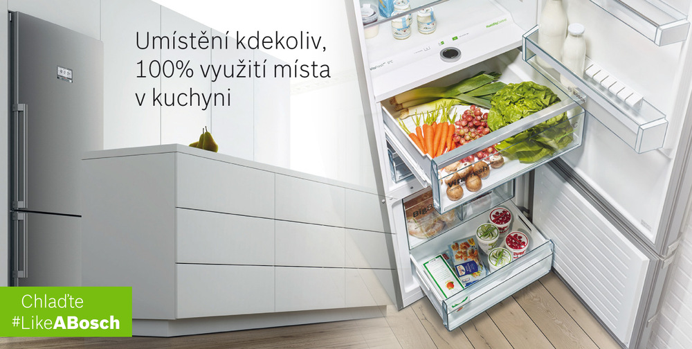Chladnička s mrazničkou Bosch Serie 6 KGN39AIDR nerez