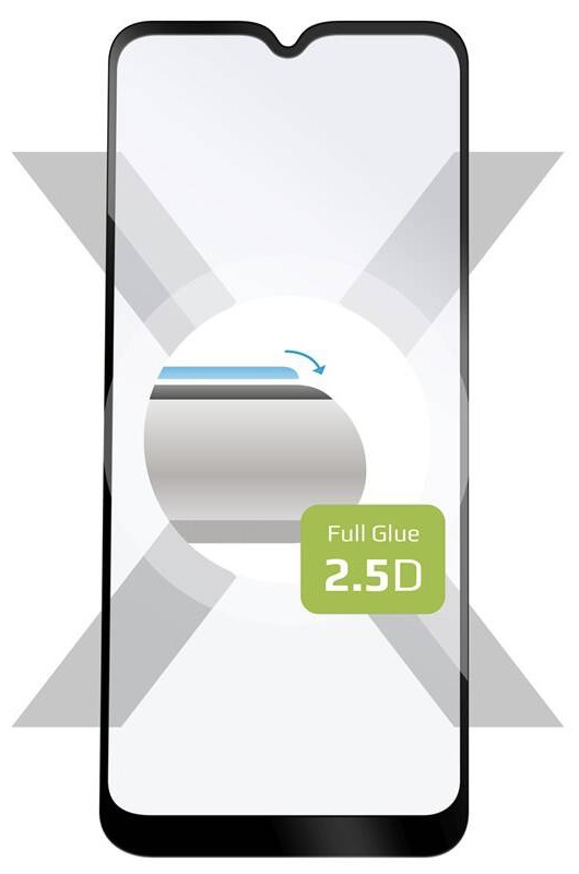 Tvrzené sklo FIXED Full-Cover na Samsung Galaxy M12 černé