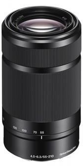 Objektiv Sony E 55–210 mm f/4.5 – 6.3 OSS černý Objektiv Sony E 55–210 mm f/4.5 – 6.3 OSS