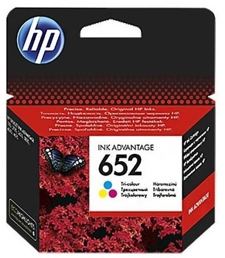 Inkoustová náplň HP 652, 200 stran vícebarevná
